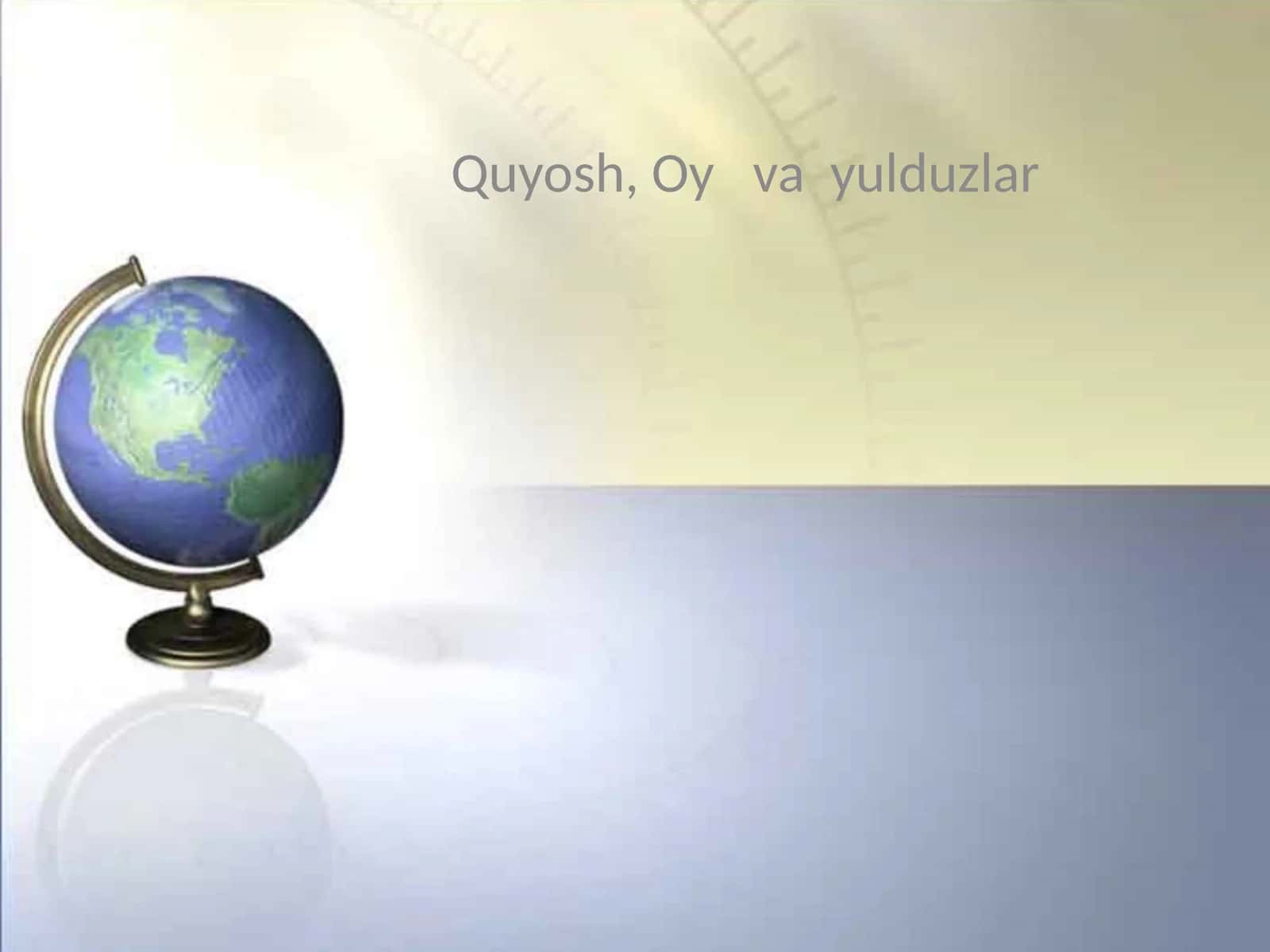 Quyosh, Oy va yulduzlar 1
