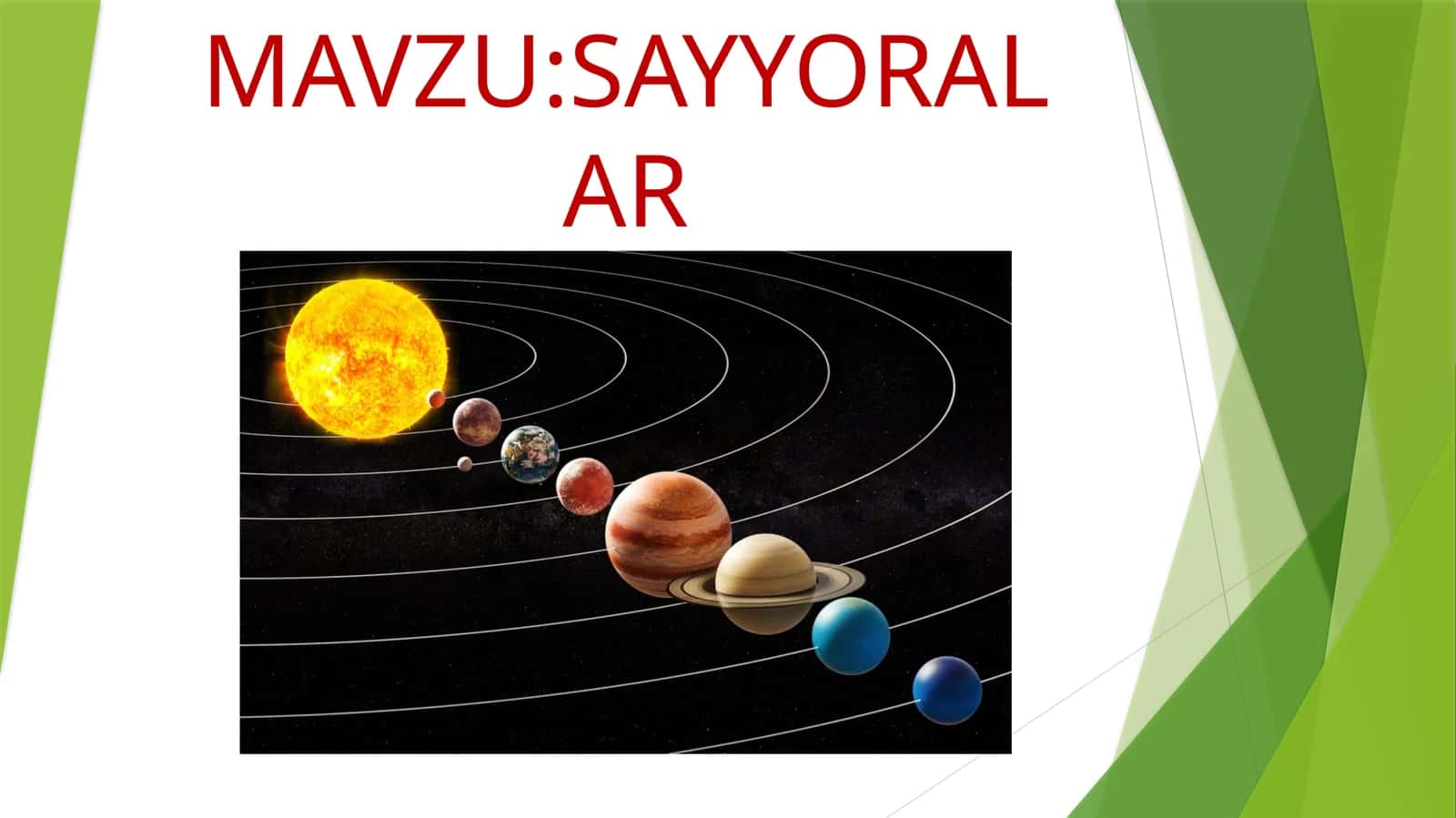 Quyosh sistemasi 1