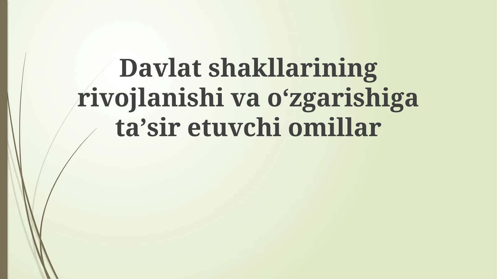 Omillar Geografik va Ekologik 1