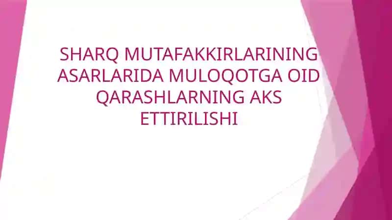 Markaziy Osiyoda ibtidoiy jamoat davridagi bolalar tarbiyasi