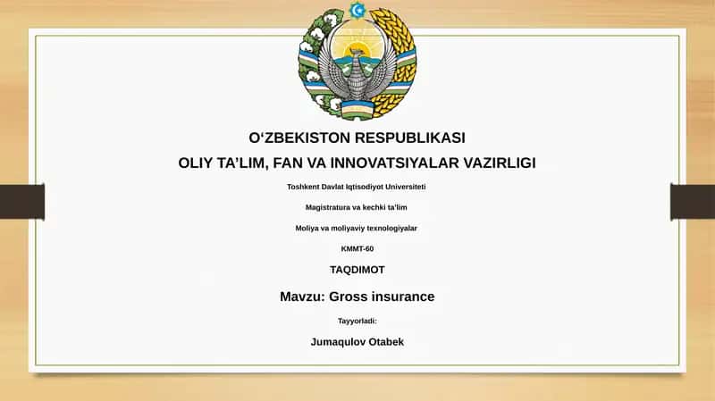 Gross insurance 1