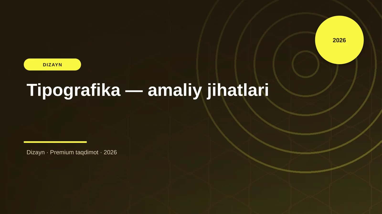 Tipografika — Amaliy Jihatlari 1