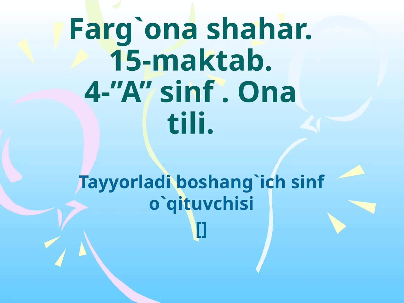 Ona tilim, jonu dilim, sen o`zingsan jon dilim 1