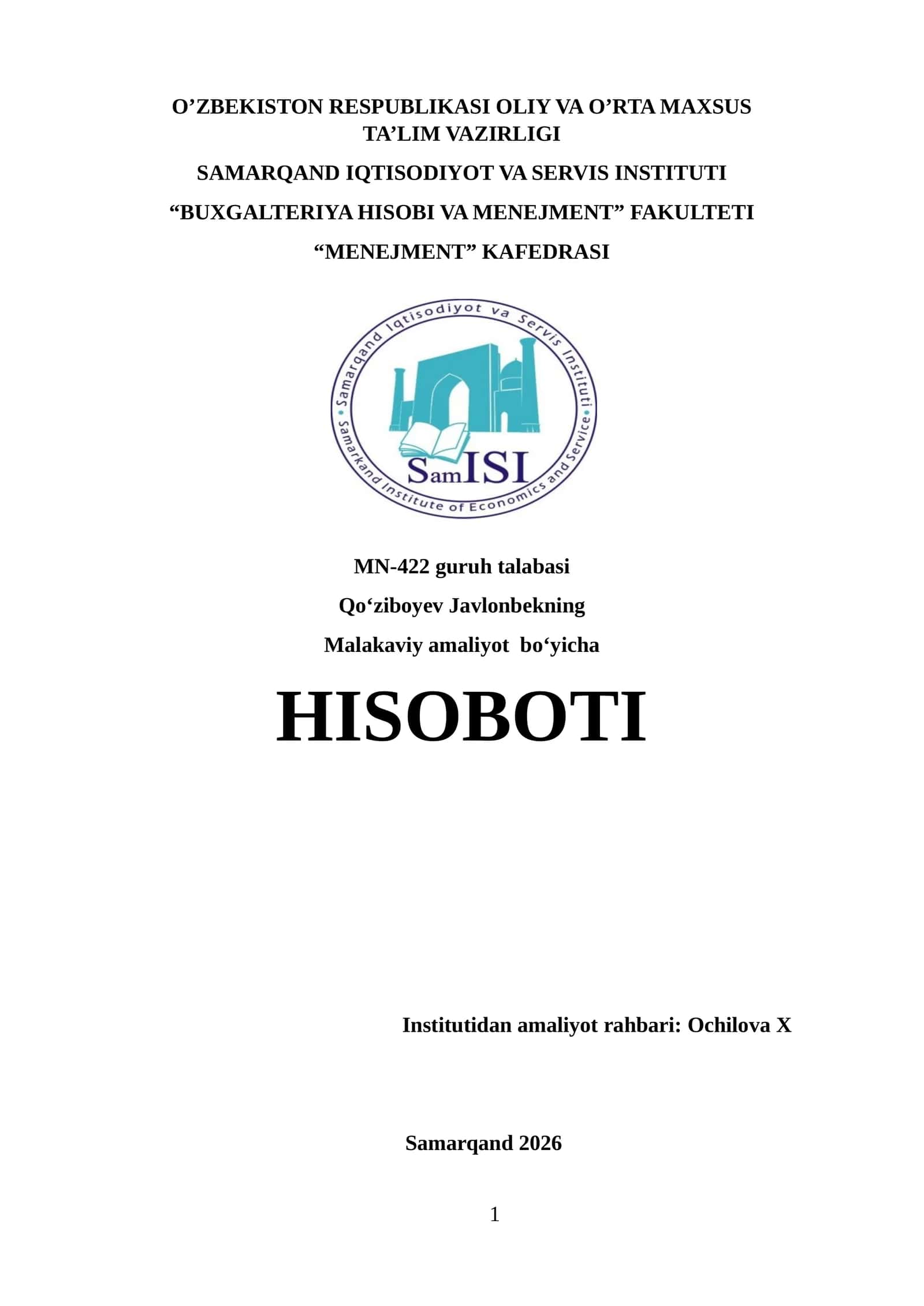“Maroqand Obod” Davlat Unitar Korxonasi 1