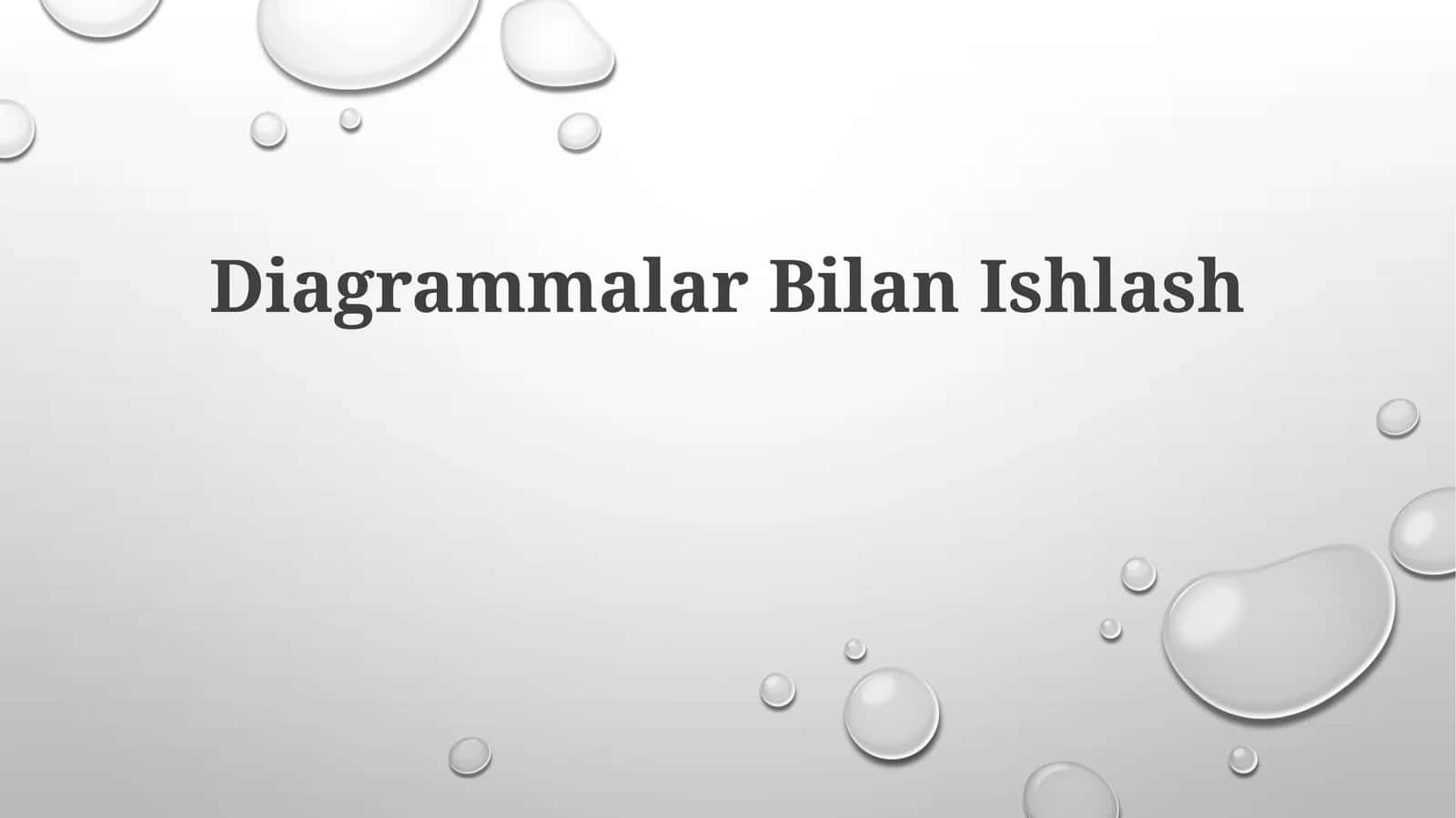 Diagrammalar Bilan Ishlash 1