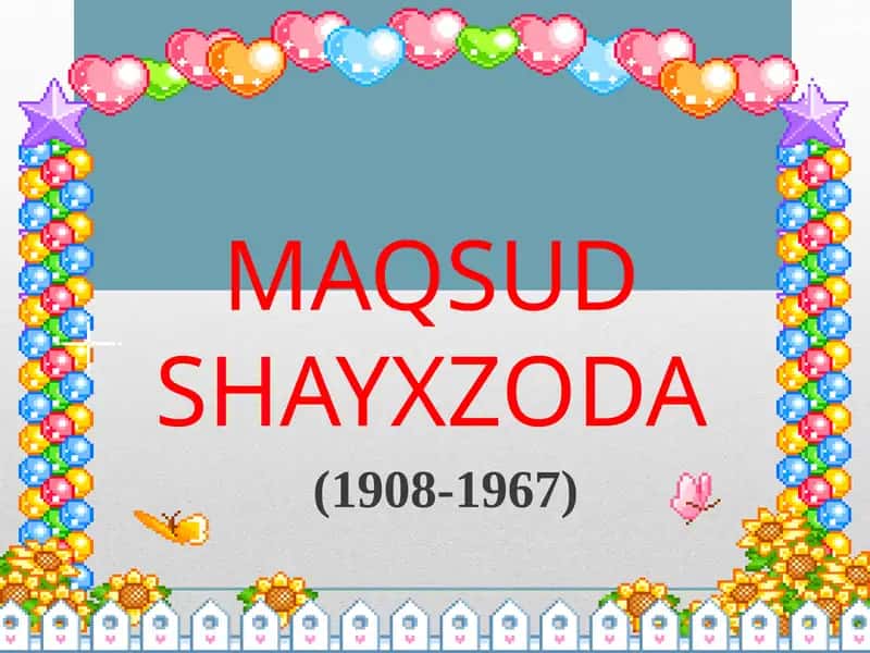 Maqsud Shayxzoda 1