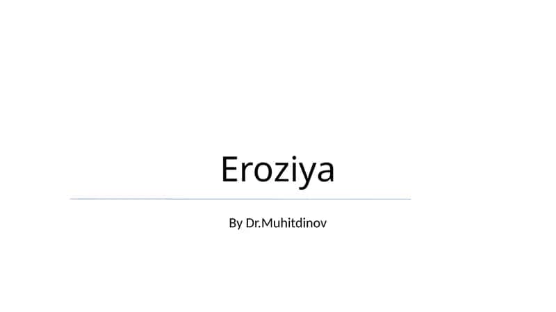 Eroziya 1