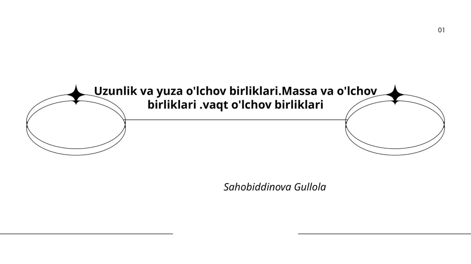 Uzunlik va yuza o'lchov birliklari 1