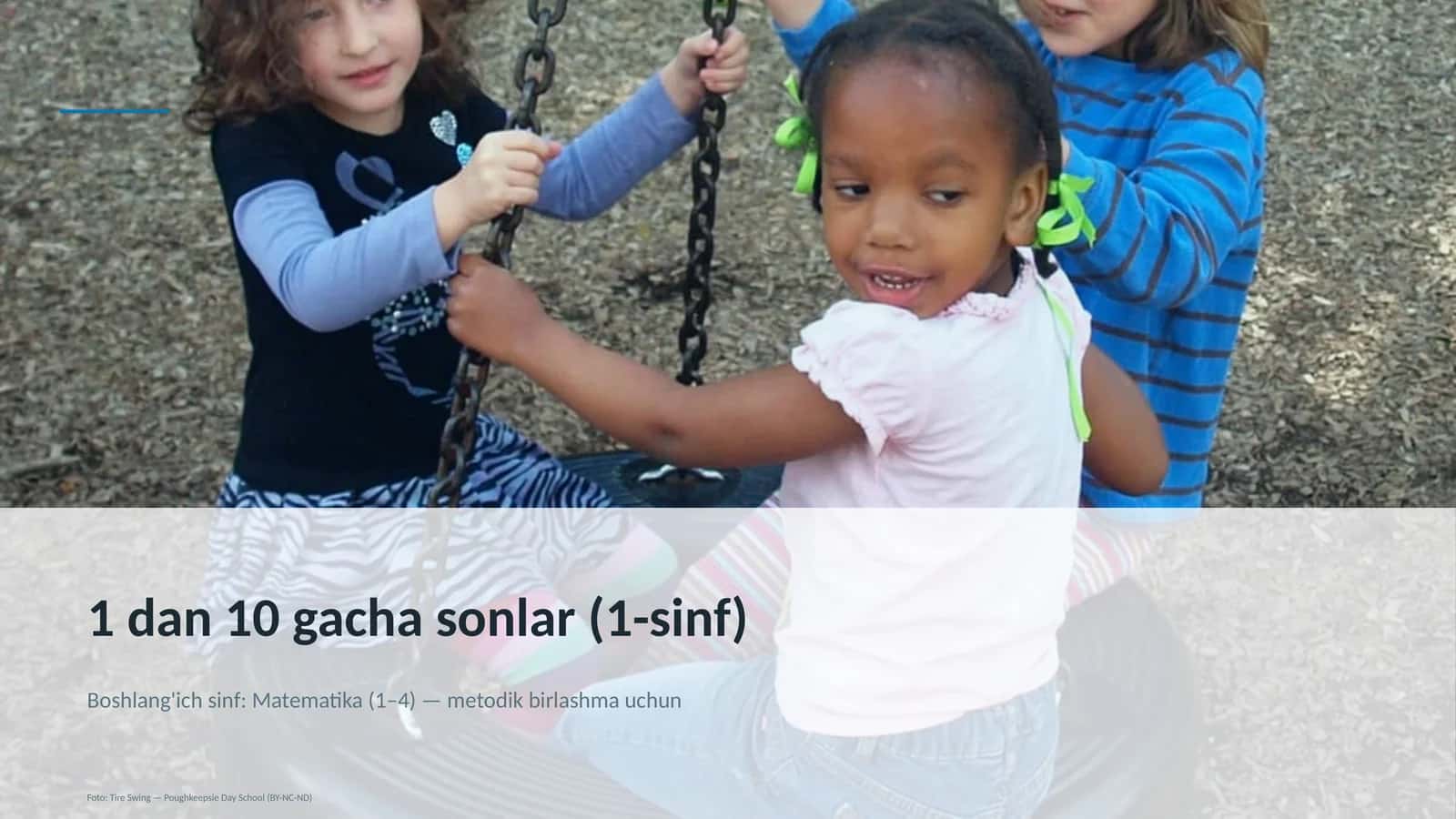Boshlang'ich sinf: Matematika (1–4) metodik birlashma 1