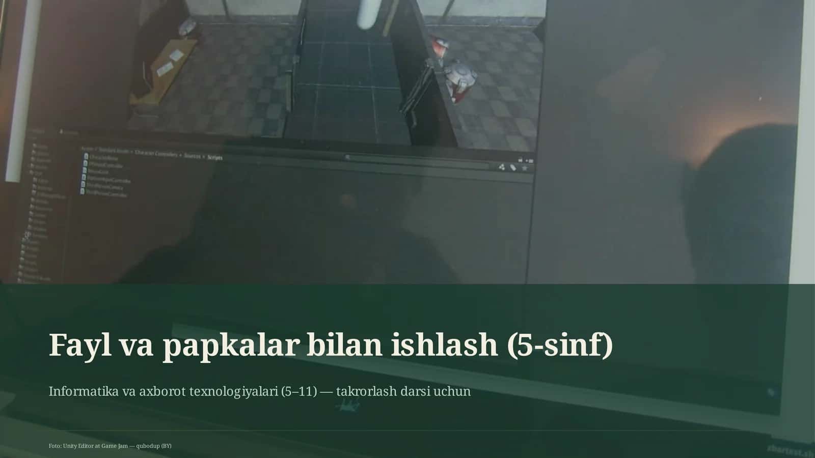 Fayl va papkalar bilan ishlash (5-sinf) 1