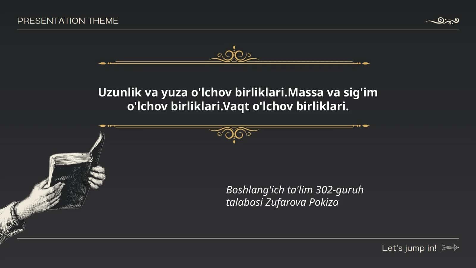 O'lchov birliklari 1