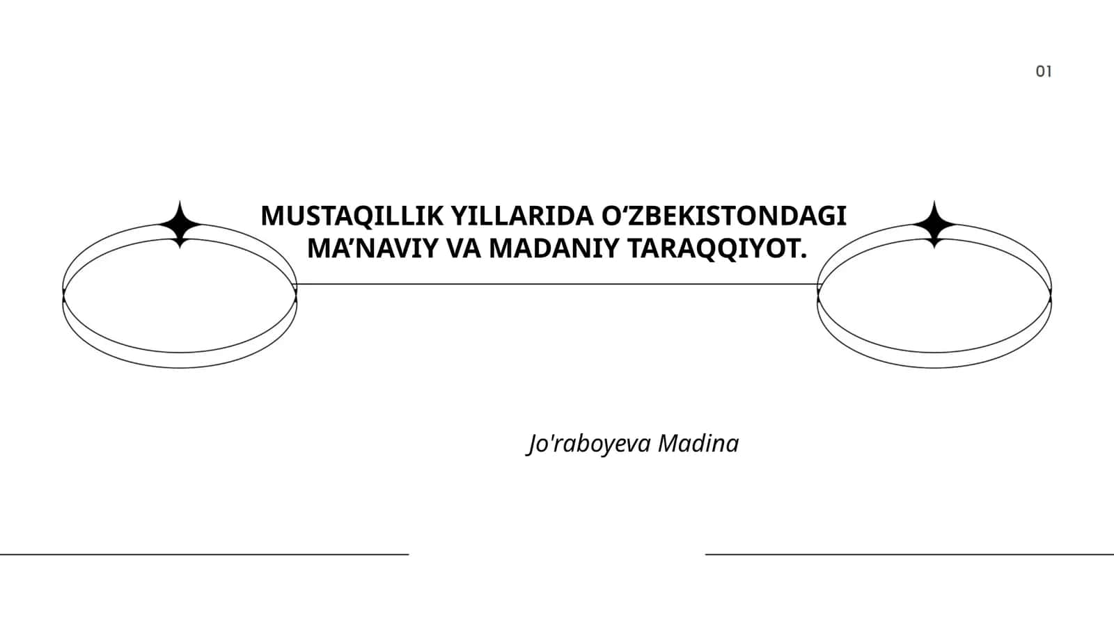 Mustaqil O'zbekiston: Ma'naviyatning mustahkamlanishi 1