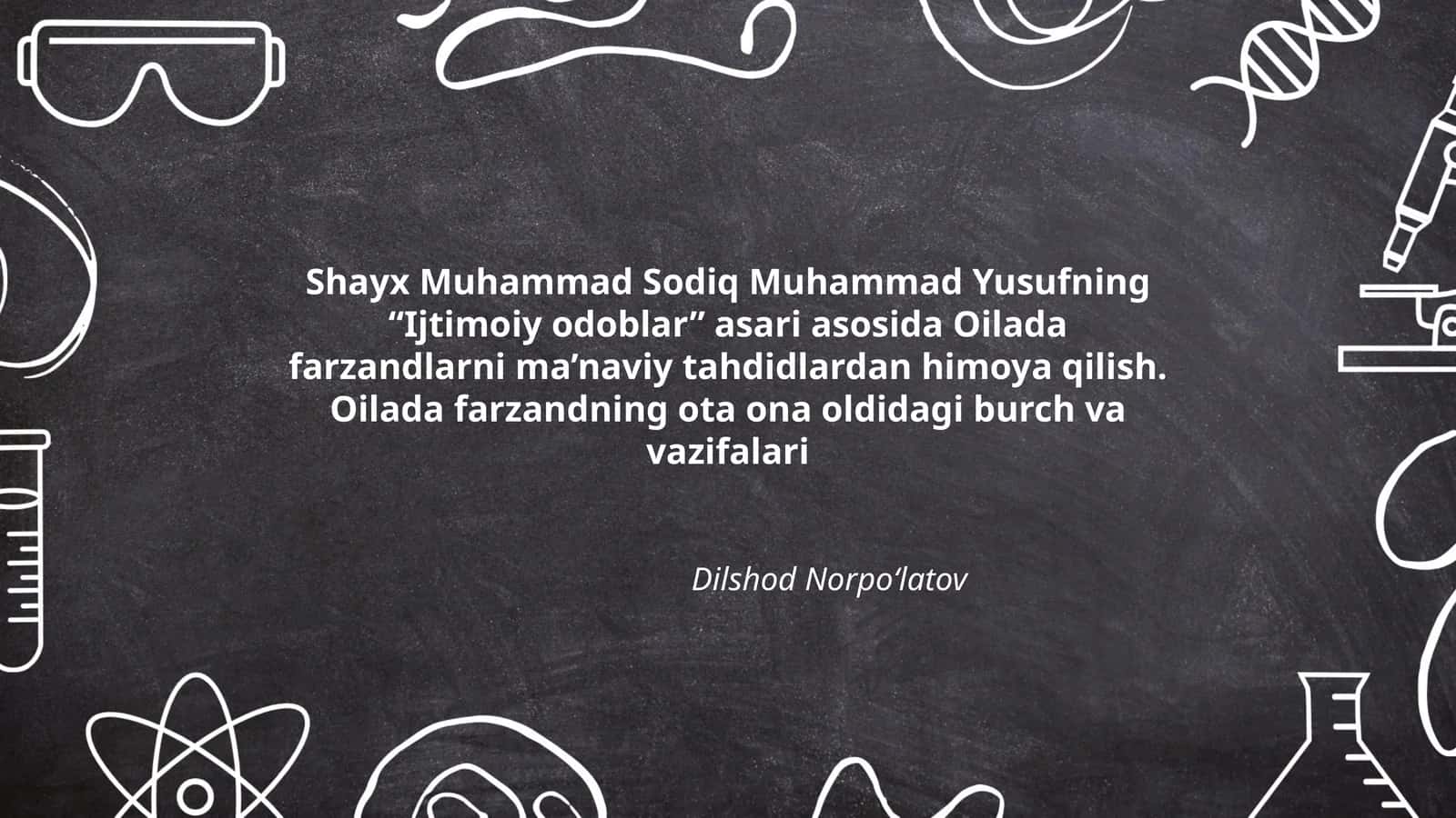 Ijtimoiy odoblar 1