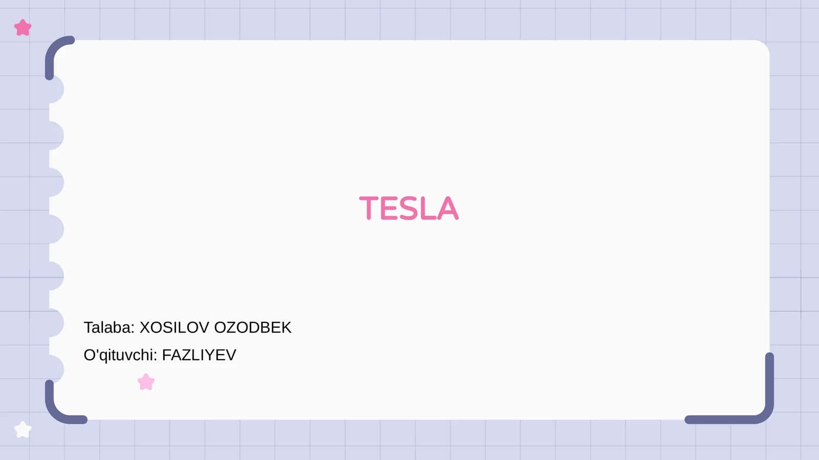 TESLA 1