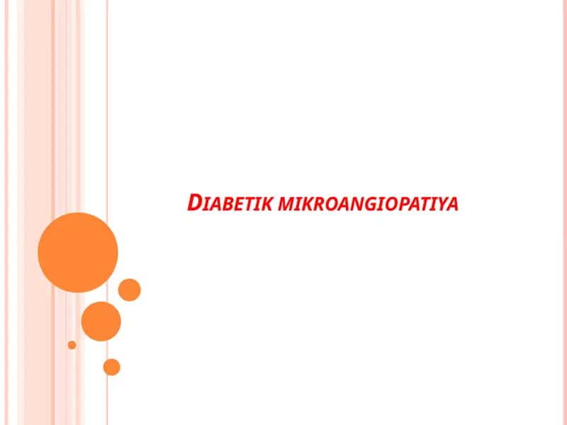 Diabetik mikroangiopatiya 1
