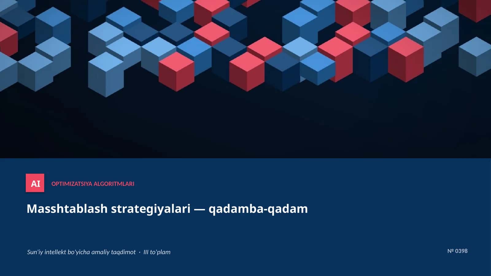 Optimizatsiya algoritmlari 1