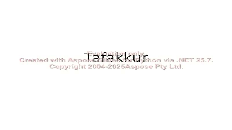 Tafakkur 1