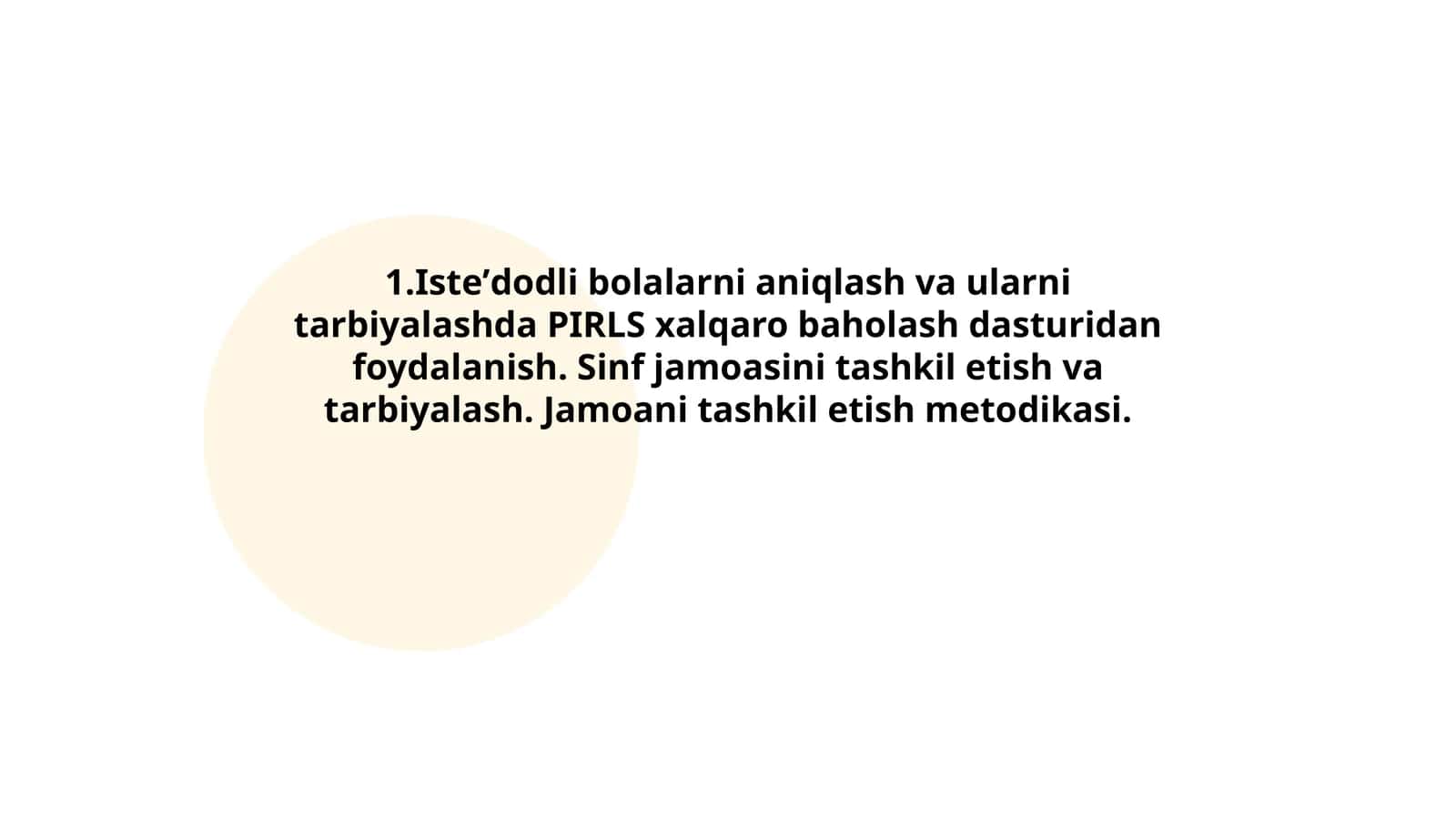 Sinf jamoasini tashkil etish va tarbiyalash 1