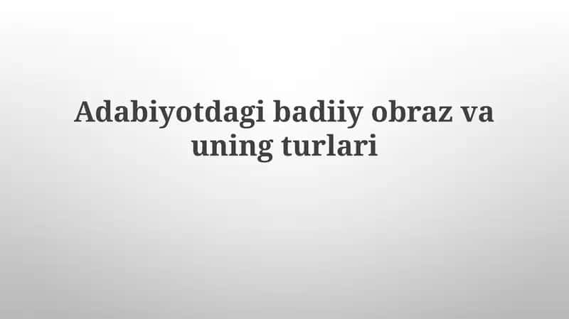 Personaj obrazi 1