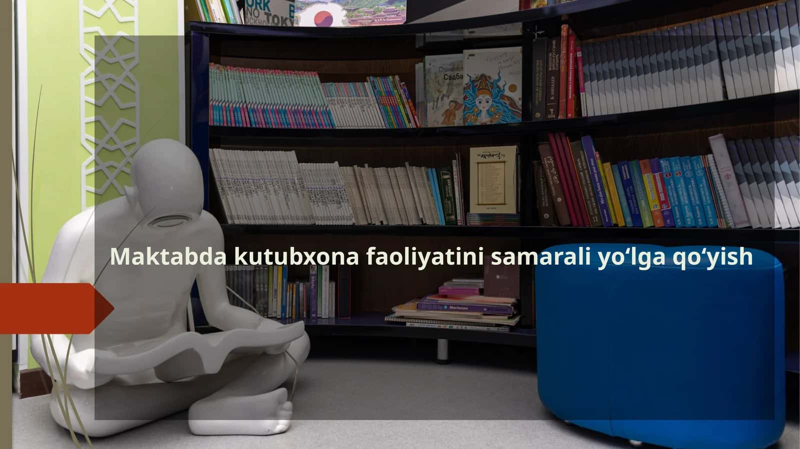 Maktabda kutubxona faoliyatini samarali yo‘lga qo‘yish 1