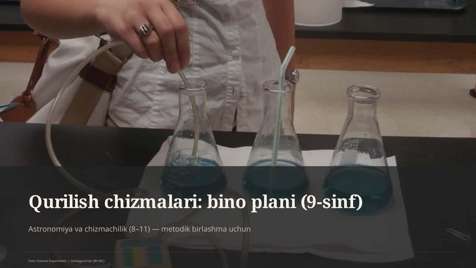 Qurilish chizmalari: bino plani (9-sinf) 1