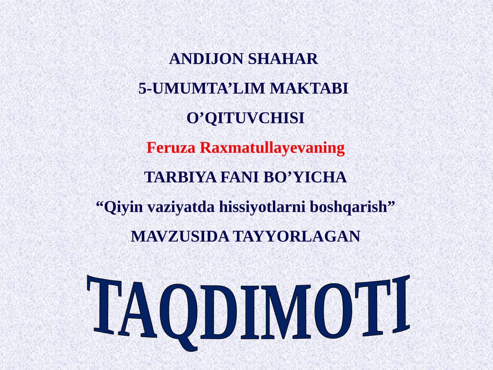 Qiyin vaziyatda hissiyotlarni boshqarish 1