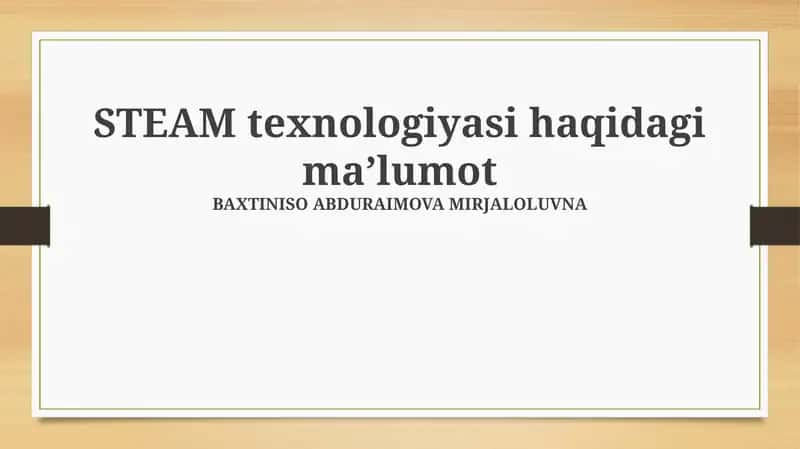 Kimyo sanoatida bug‘ texnologiyalari 1