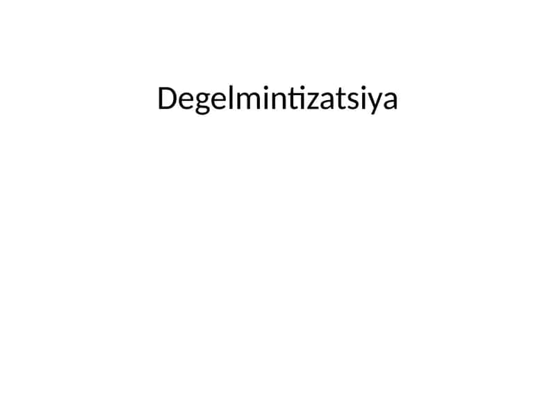 Degelmintizatsiya 1