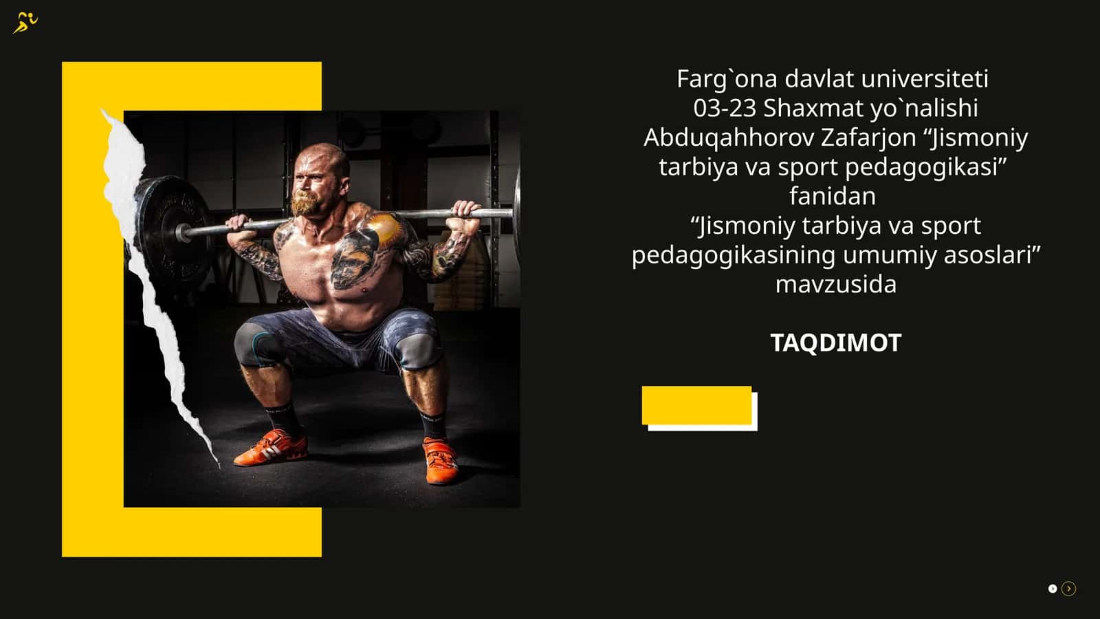 "Jismoniy tarbiya va sport pedagogikasi" 1