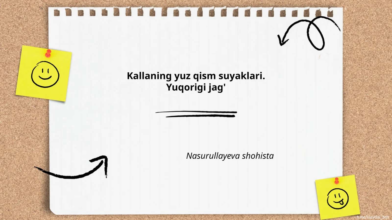 Yuqorigi jag' anatomiyasi 1
