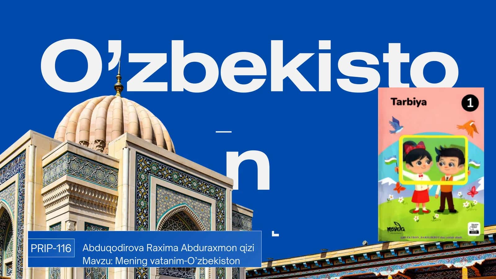 Mening vatanim-O’zbekiston 1