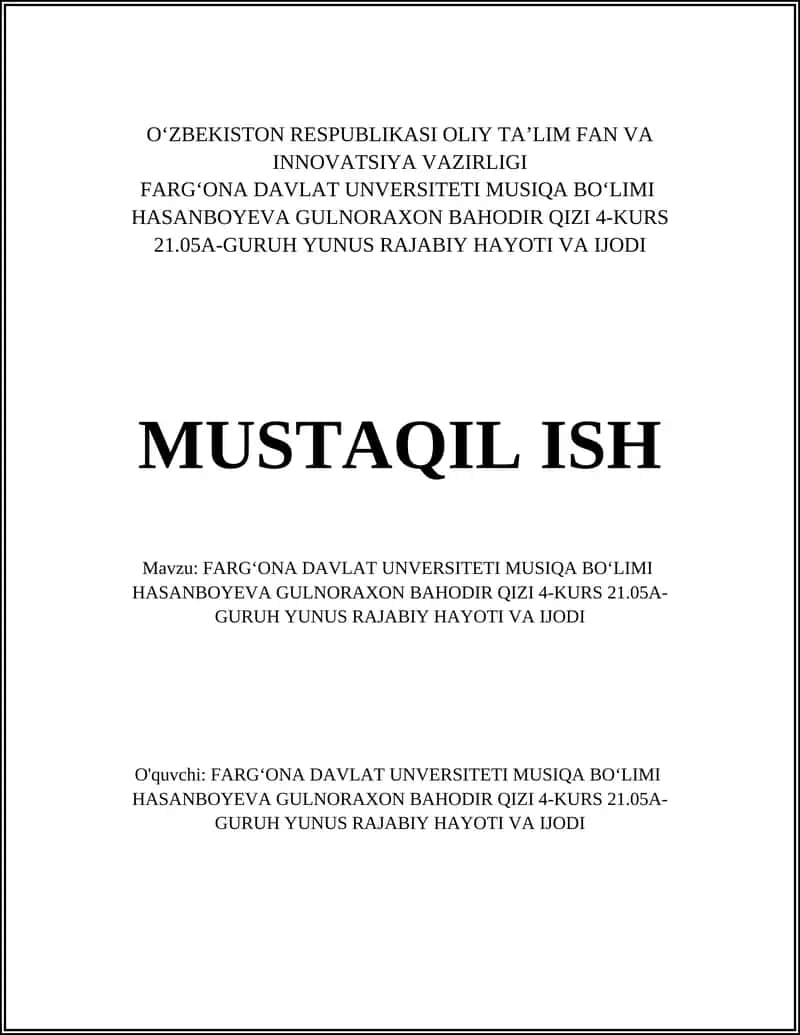 Yunus Rajabiy hayoti va ijodi 1