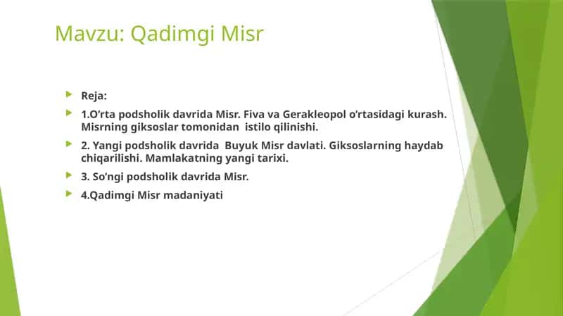 Qadimgi Misr 1