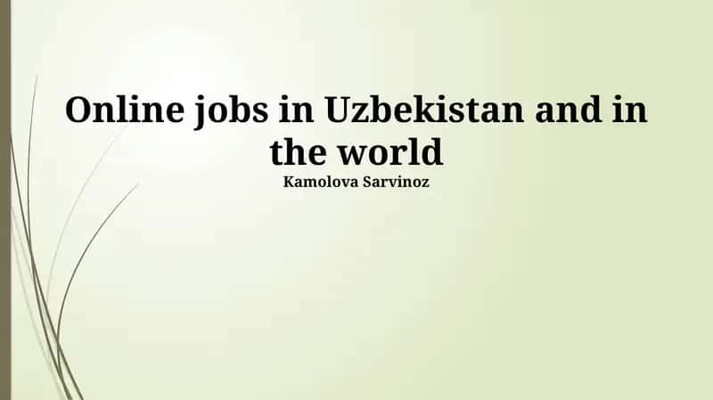 Evolving Digital Workforce in Uzbekistan 1