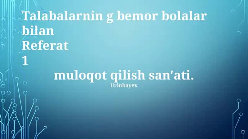 Muloqot ko'nikmalarini baholash va yaxshilash 1