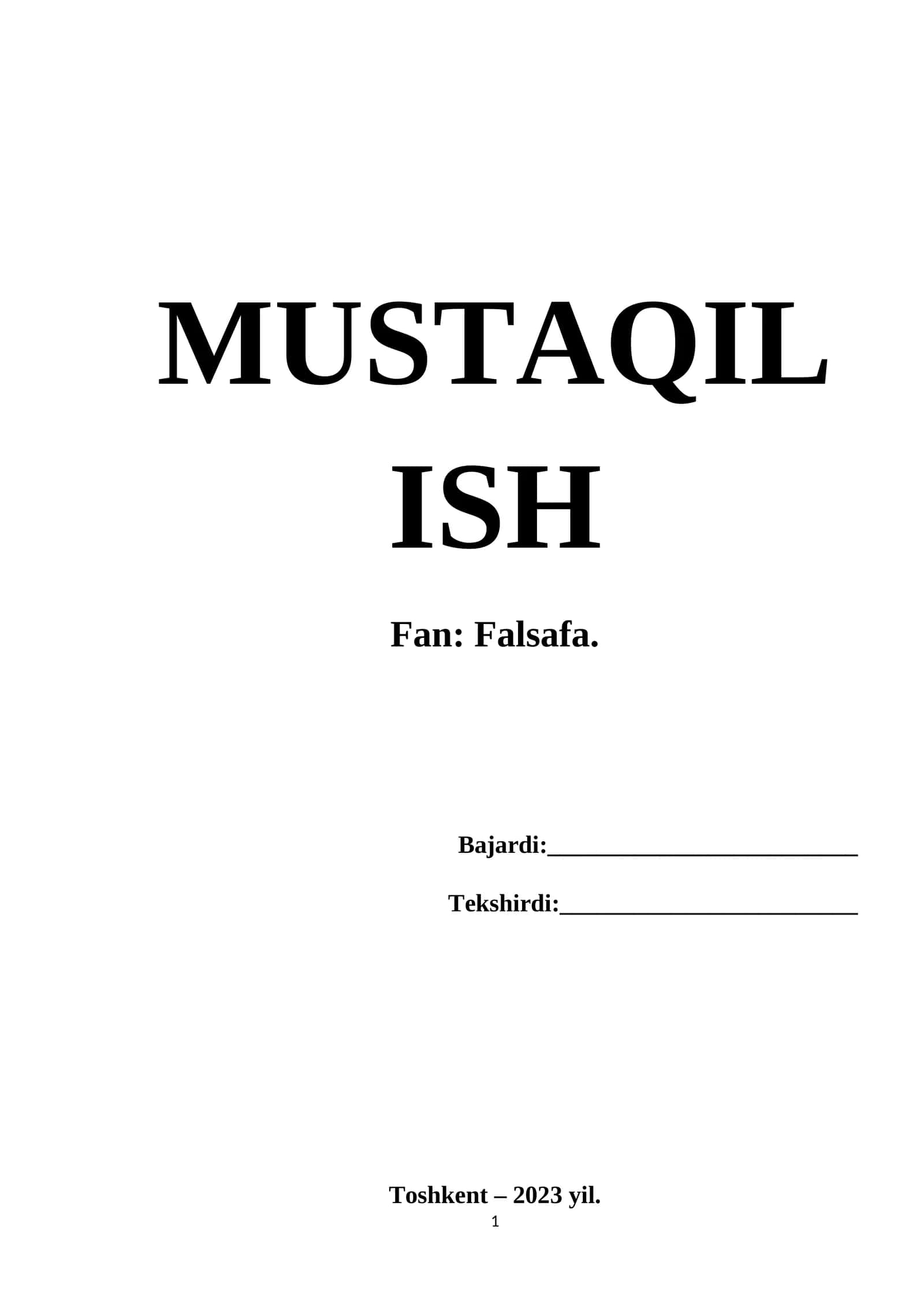 Falsafa Fan 1
