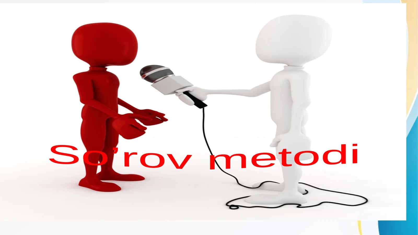 Savolnomali psixodiagnostik metodlar 1