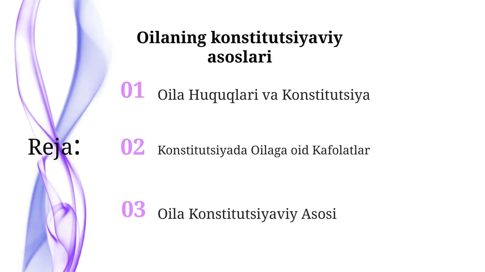 Oilaning konstitutsiyaviy asoslari 1
