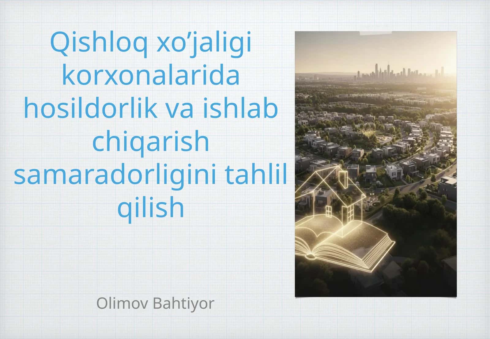 Qishloq xo’jaligi 1