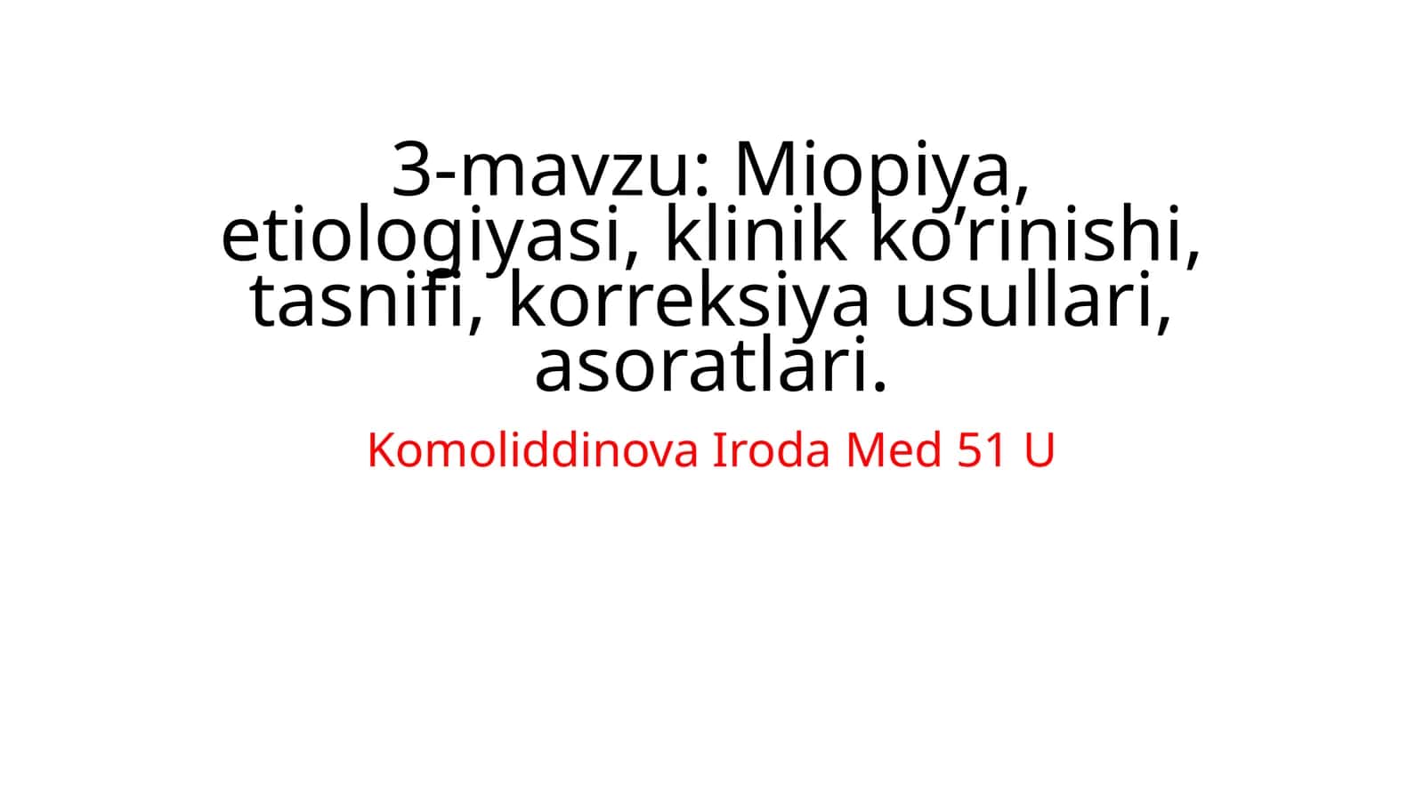 Miopiya 1