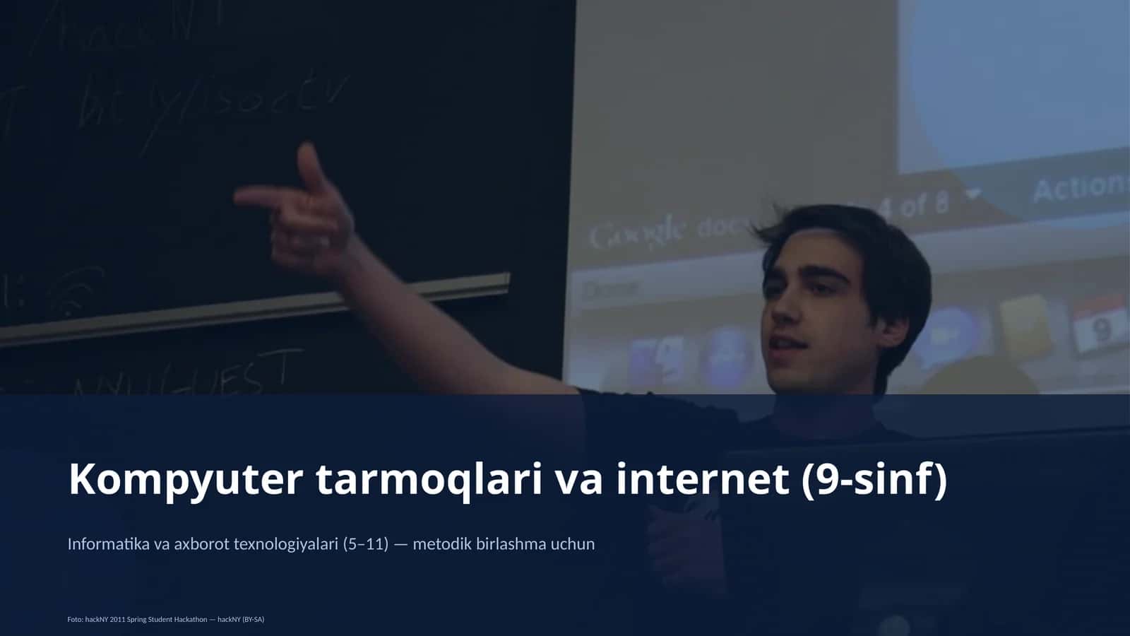 Kompyuter tarmoqlari va internet (9-sinf) 1