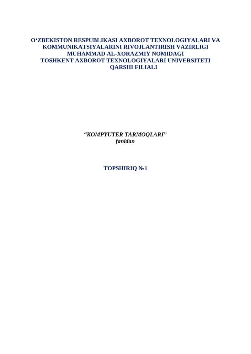 "VIRL: Virtual Internet Routing Lab va Cisco Packet tracer simulyatorlari" 1