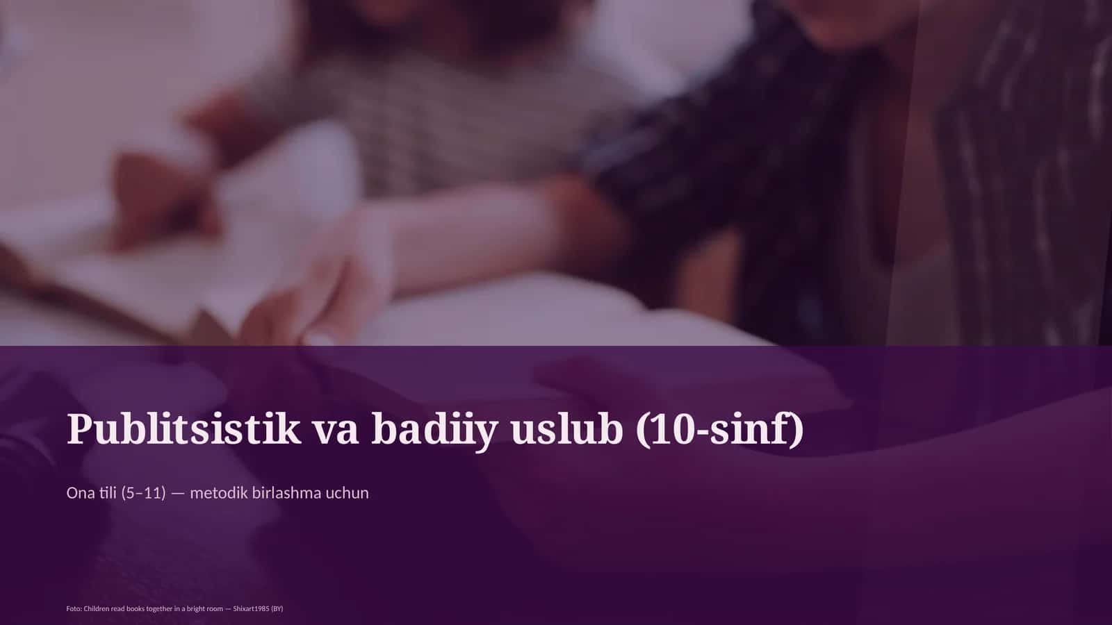 Ona tili (5-11) — metodik birlashma uchun 1