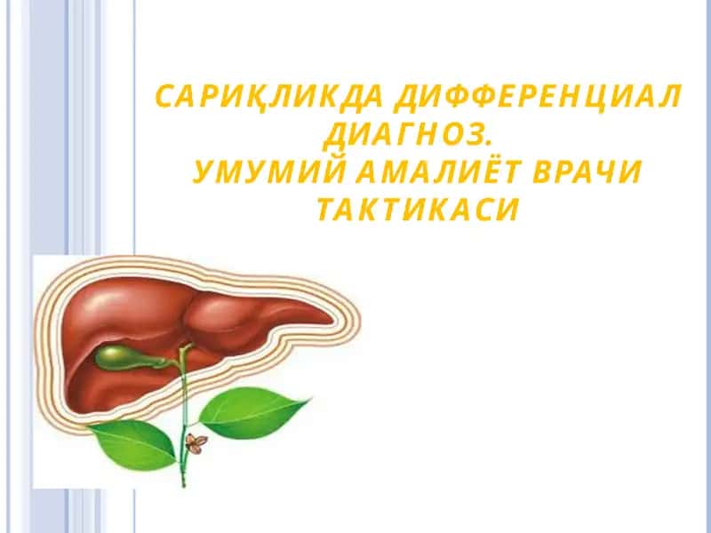 Сурункали гепатит касаллиги эпидемиологияси 1