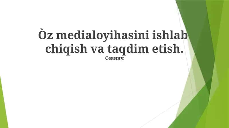 Media tanlovi 1