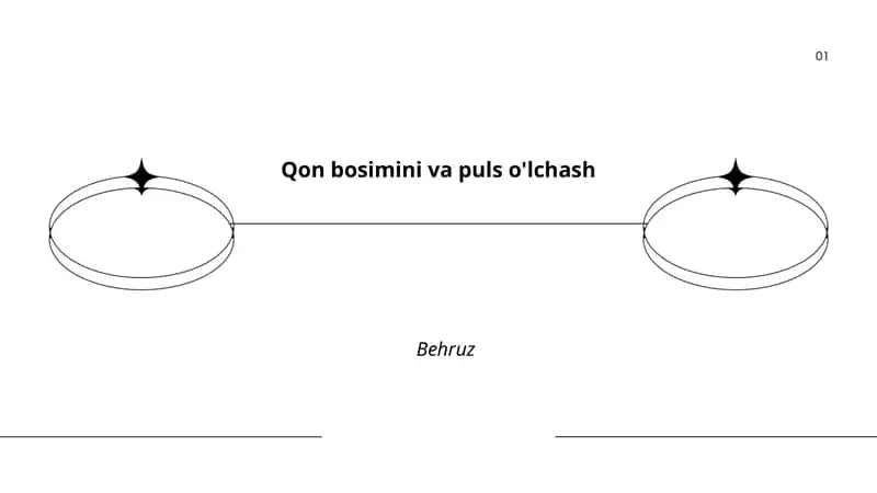 Qon bosimini va puls o'lchash 1