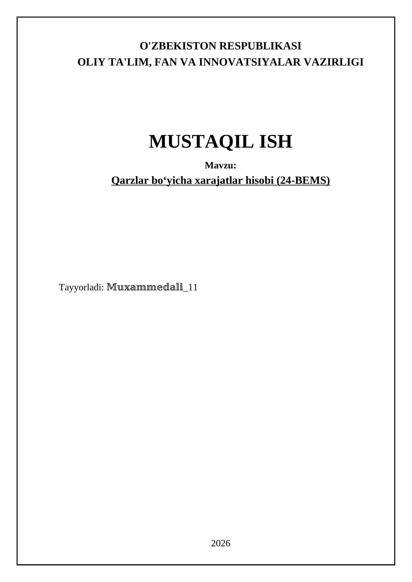 Muvofiq aktivlar va qarz xarajatlarini kapitallashtirish mezonlari 1