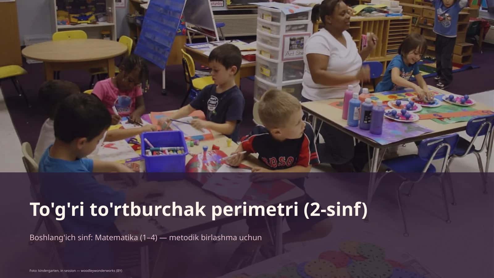 To'g'ri to'rtburchak perimetri (2-sinf) 1