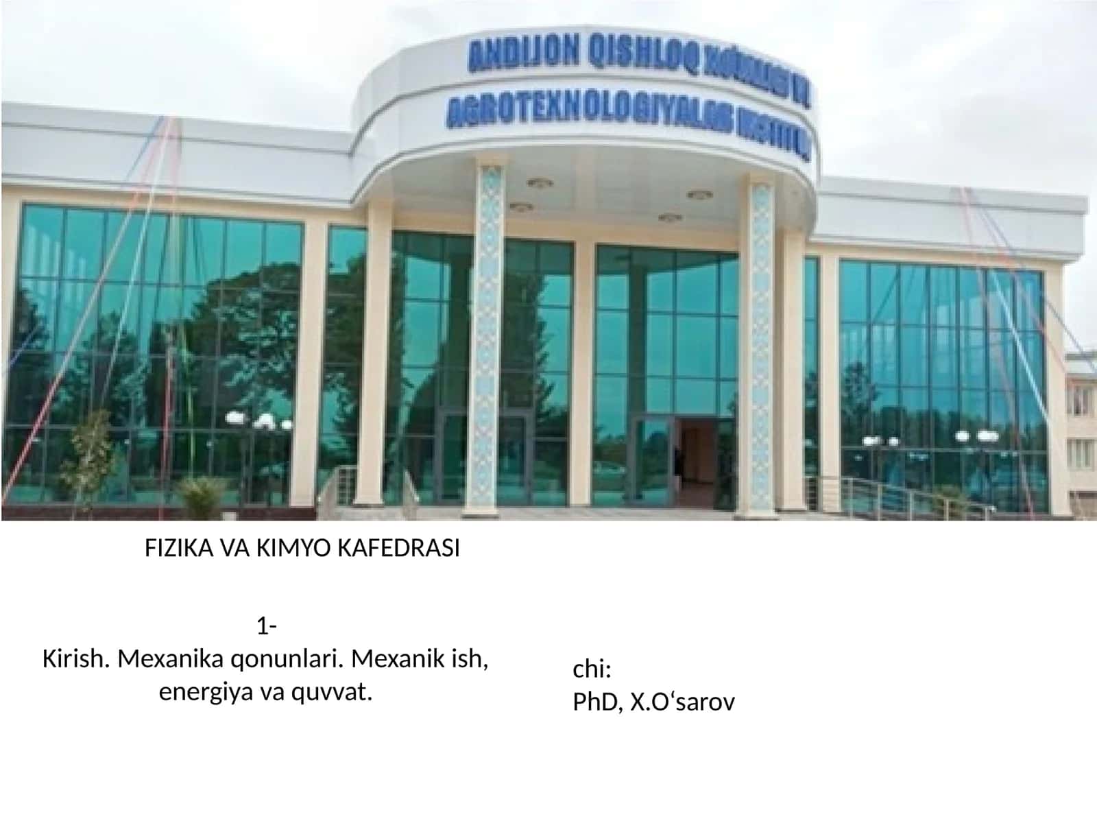 Mеxanika qonunlari 1