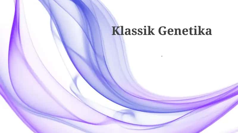 Klassik Genetika 1